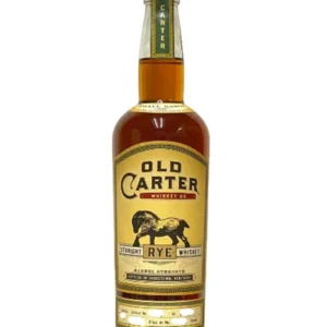 Old Carter Straight Rye Whiskey Batch #8 115.8 Proof