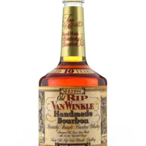 OLD RIP VAN WINKLE HANDMADE 107 PROOF 10 YEAR OLD BOURBON (SQUAT BOTTLE)