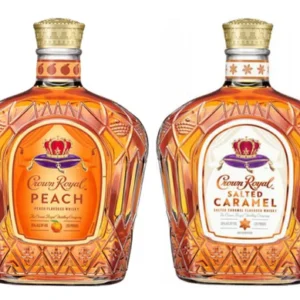 Crown Royal Peach & Crown Royal Salted Caramel Canadian Whisky