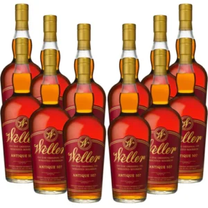 W.L. Weller Antique 107 Wheated Bourbon Whiskey 12 Pack