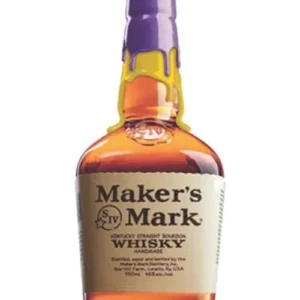 Maker's Mark Lakers Purple And Gold Whiskey Liter