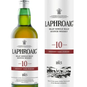 LAPHROAIG 10 YEAR OLD SHERRY OAK SINGLE MALT WHISKY
