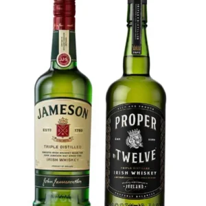 Jameson Irish Whiskey & Proper Twelve Irish Whiskey