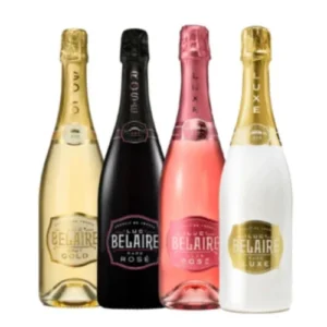 Luc Belaire Gold, Rare Rose, French Rose & Rare Luxe Cuvée Champagne Bundle