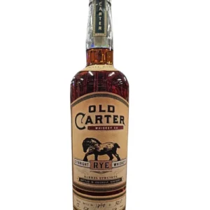 Old Carter Straight Rye Whiskey Batch #14 123 Proof